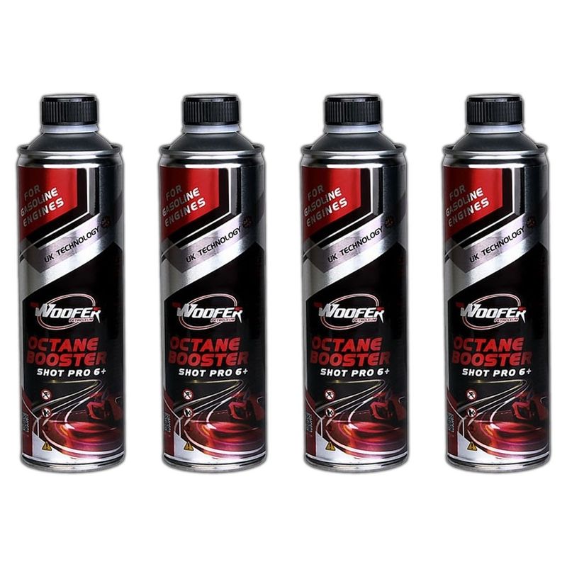 اکتان بوستر ووفر مدل shot pro 6 حجم 500 میلی لیتر بسته 4 عددی