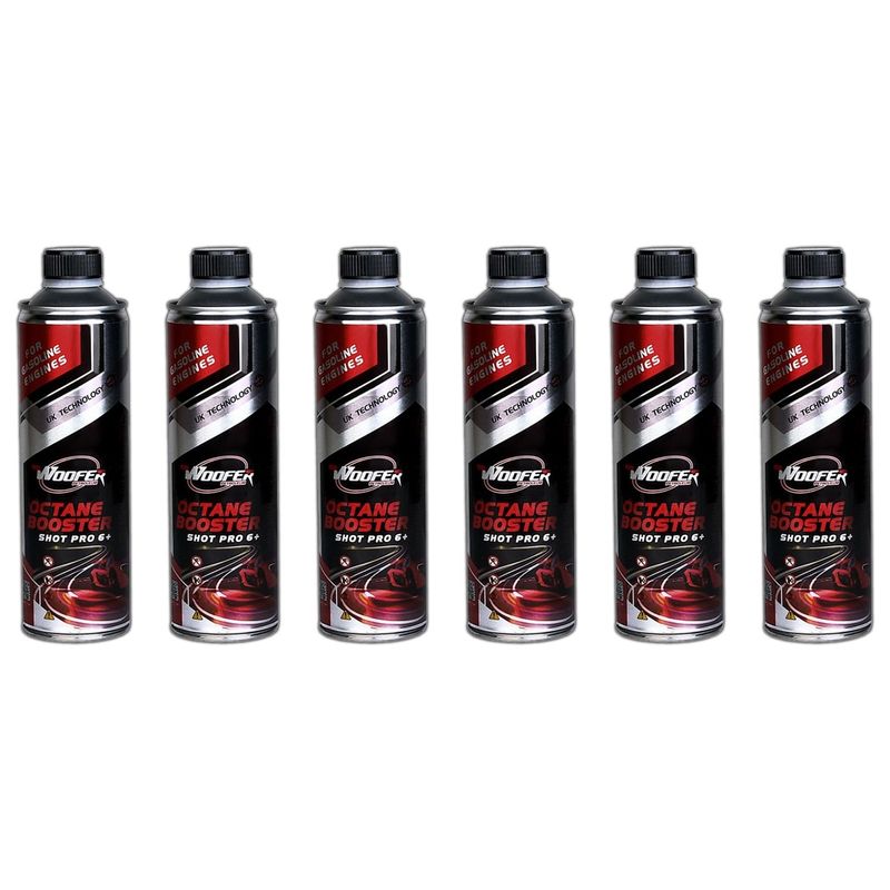 اکتان بوستر ووفر مدل shot pro 6 حجم 500 میلی لیتر بسته 6 عددی