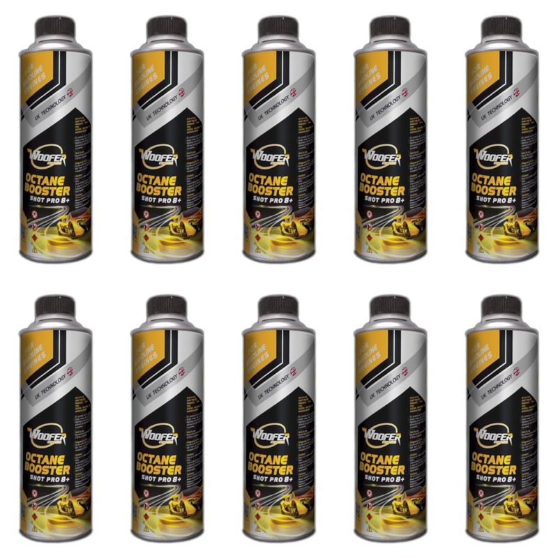 اکتان بوستر ووفر مدل shot pro 8 حجم 500 میلی لیتر بسته 10 عددی