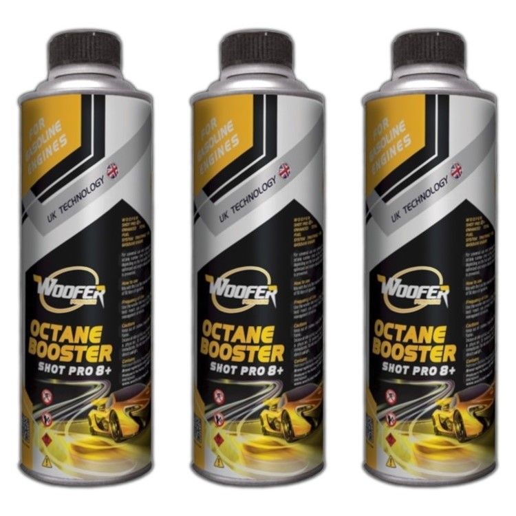 اکتان بوستر ووفر مدل shot pro 8 حجم 500 میلی لیتر بسته 3 عددی