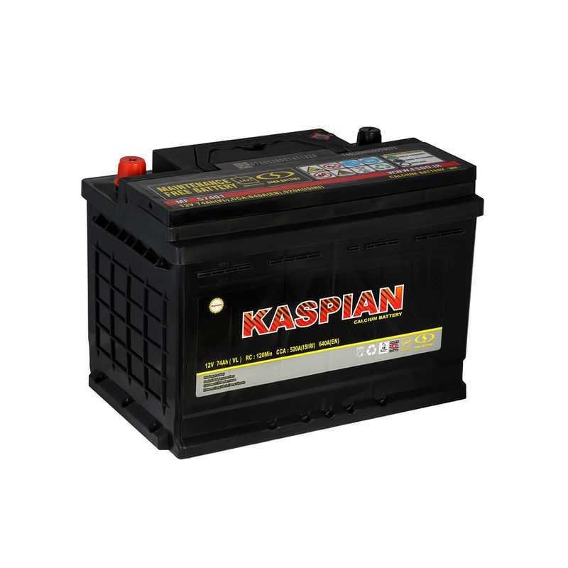 باتری اتمی خودرو صبا باتری مدل 50l1 امپر سیلد کاسپین