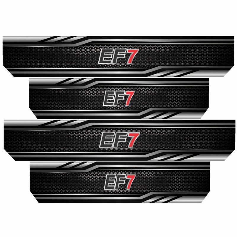 برچسب بدنه خودرو رایسان طرح ef7 کد sp2046 مجموعه 4 عددی