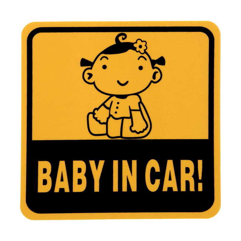 برچسب بدنه خودرو طرح baby in car کد 25