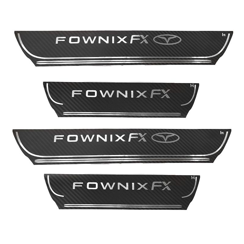 برچسب رکاب خودرو کالانیکس مدل rek fx 10306 مناسب برای فونیکس fx مجموعه 4 عددی