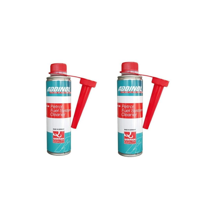 تمیز کننده سیستم سوخت خودرو آدینول مدل fuel system cleaner حجم 300 میلی لیتر بسته 2عددي