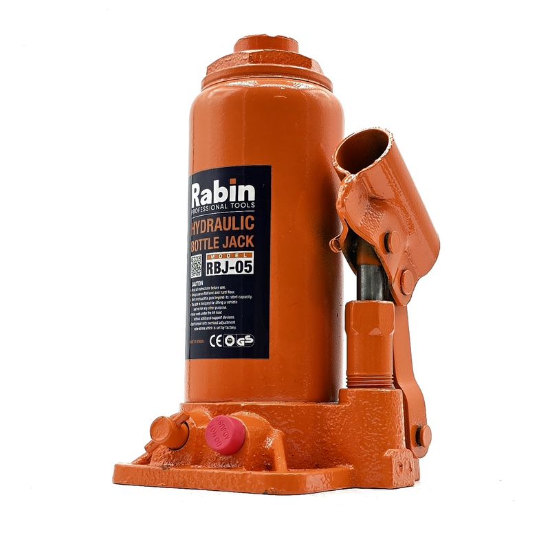 جک هیدرولیک خودرو رابین مدل rbj 05 ظرفیت 5 تن