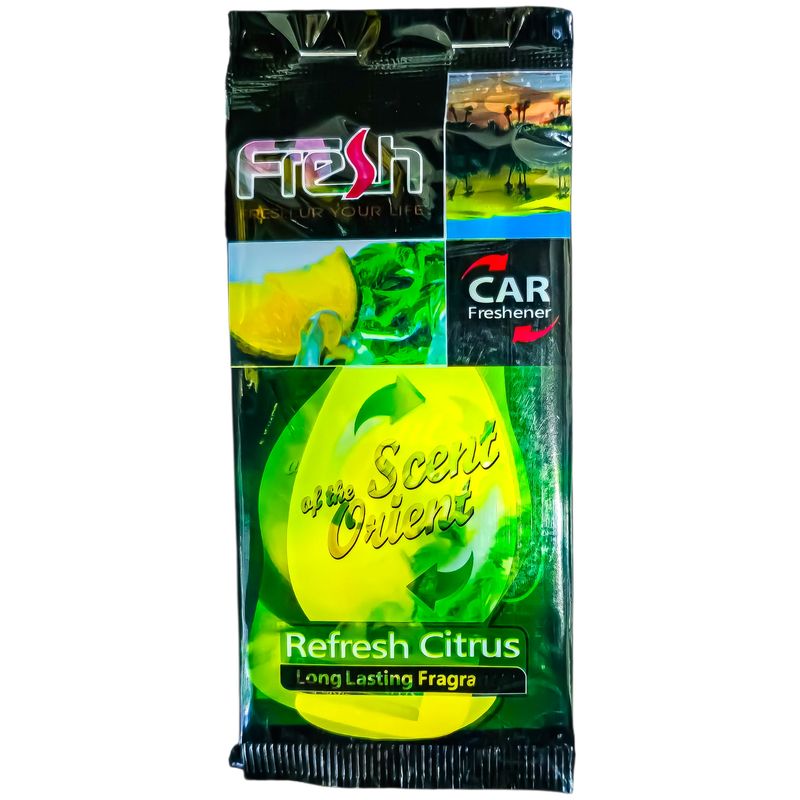 خوشبو کننده خودرو مدل کارتی فرش کد refresh cirtus