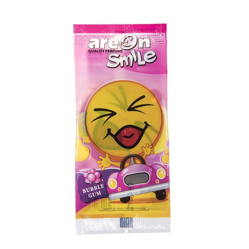 خوشبو کننده ماشین آرئون مدل smile با رایحه آدامس بادکنکی