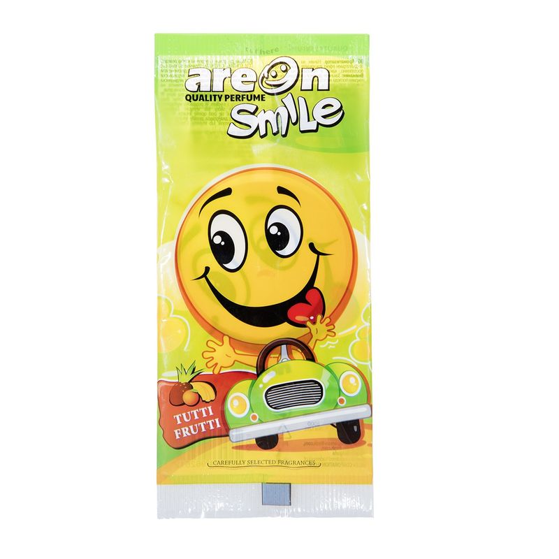 خوشبو کننده ماشین آرئون مدل smile با رایحه بستنی میوه ای