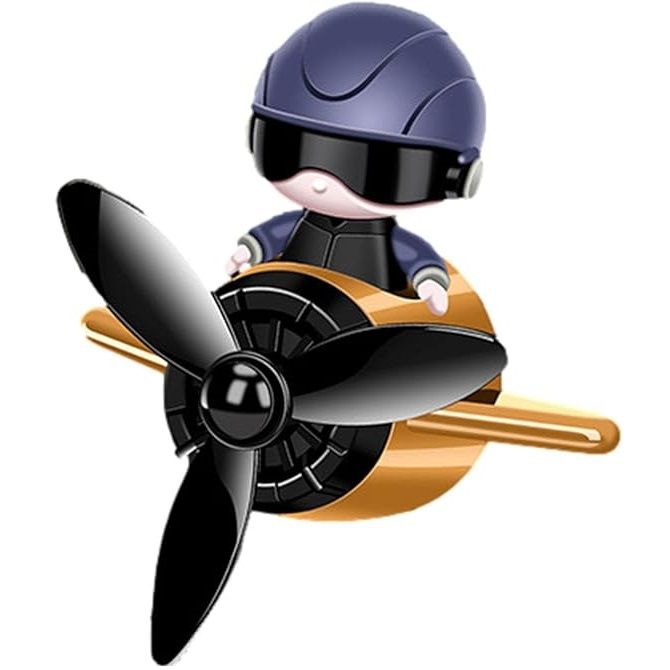 خوشبوکننده خودرو دریچه کولری مدل airplane gold
