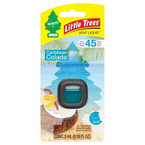 خوشبوکننده خودرو لیتل تریس مدل ventliqueid رایحه caribbean colada