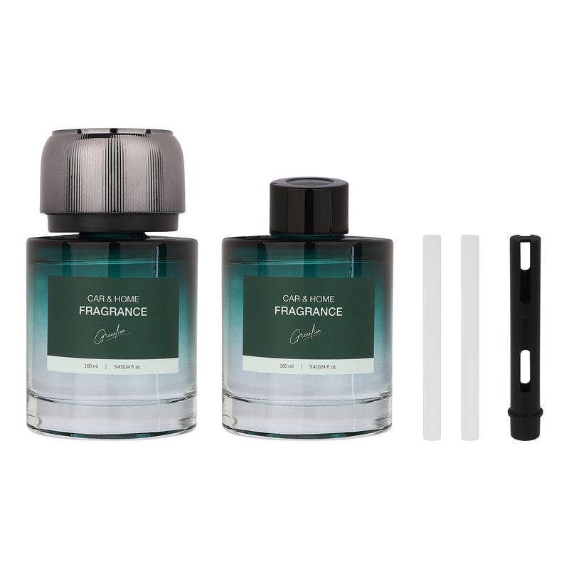 خوشبوکننده خودرو گرین لاین مدل fragrance 2in1 combo با رایحه fresh air حجم 160 میلی لیتر
