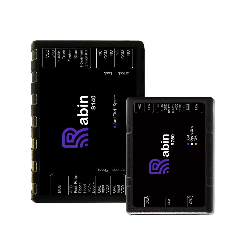 دزدگیر خودرو رابین مدل r750 s پلاس