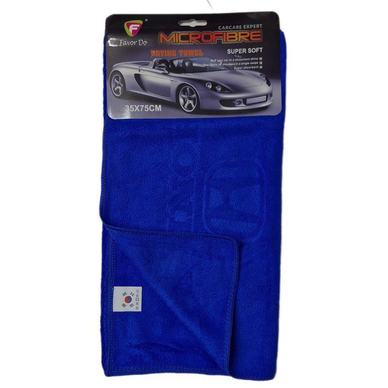 دستمال خشک کن بدنه خودرو فیور مدل drying towel سایز 75×35 سانتی متر