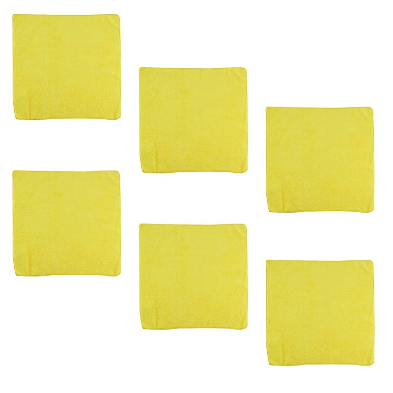 دستمال خودرو ترتل واکس مدل microfiber بسته 6 عددی