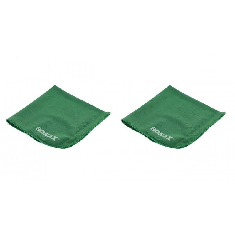 دستمال نظافت خودرو سوناکس مدل microfiber cloth plus بسته 2 عددی