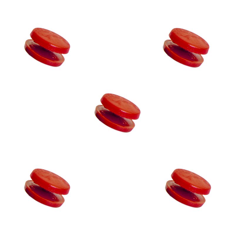 دكمه نگهدارنده كمربند ايمني خودرو مدل red 04 بسته 5 عددي