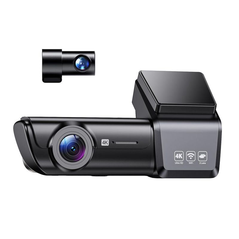دوربین ثبت وقایع خودرو دو دوربین مدل f8 4k