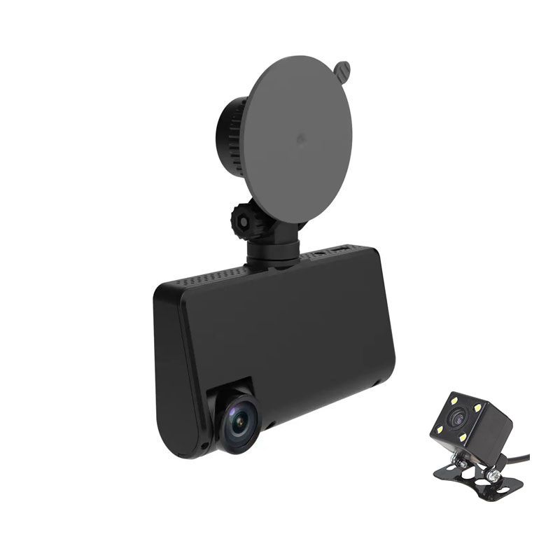 دوربین ثبت وقایع خودرو مدل 3 لنز blackbox s13 wifi به همراه دوربین دنده عقب