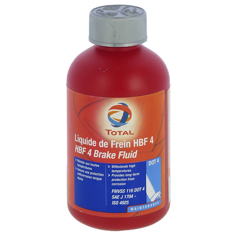روغن ترمز توتال مدل hbf 4 حجم 250 میلی لیتر