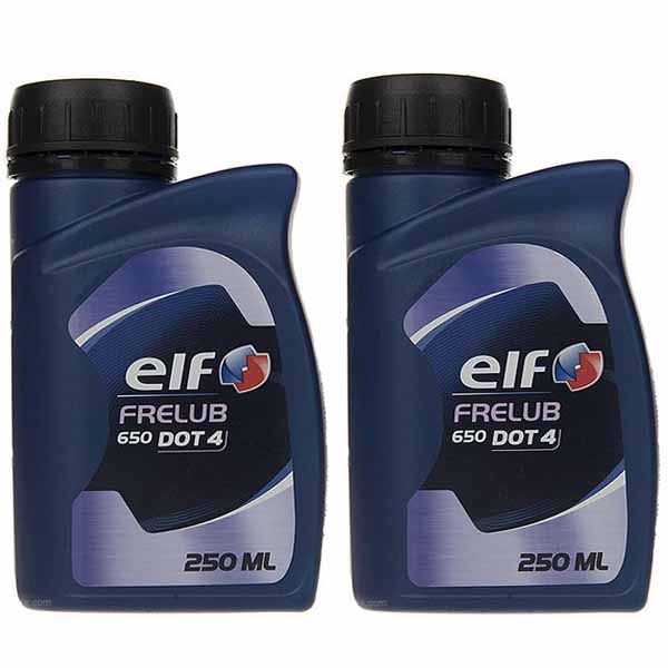 روغن ترمز خودرو الف مدل frelub 650 dot4 حجم 250 میلی لیتر بسته 2 عددی