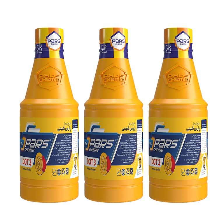 روغن ترمز پارس شیمی مدل dot3 حجم 250 میلی لیتر بسته 3 عددی