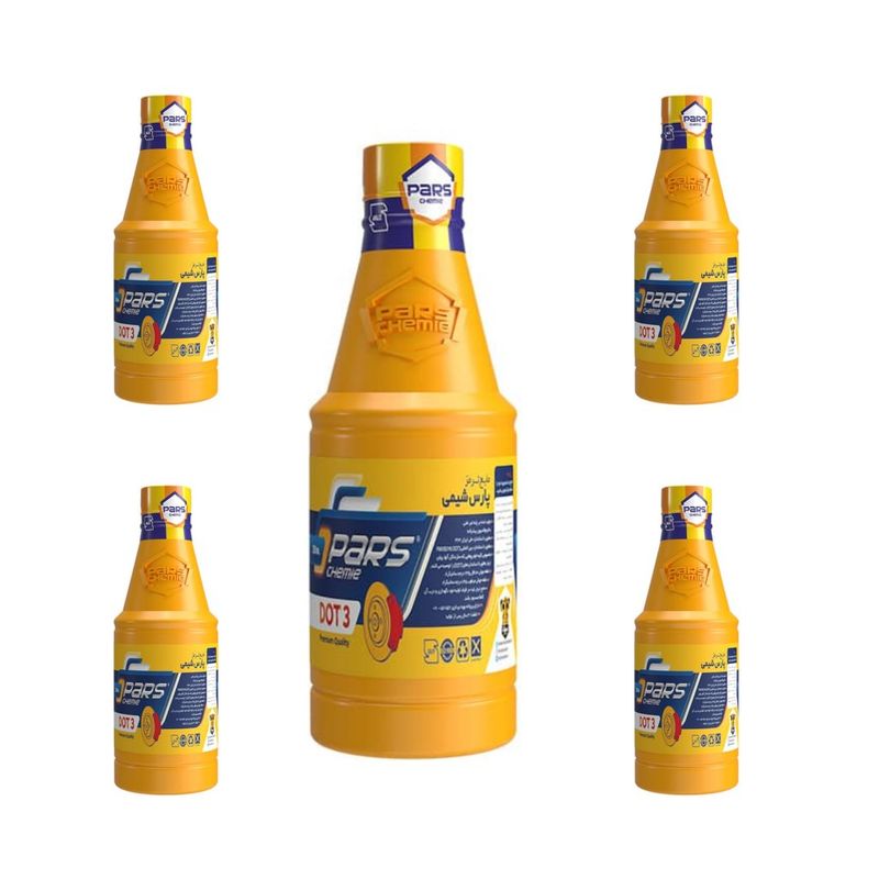 روغن ترمز پارس شیمی مدل dot3 حجم 250 میلی لیتر بسته 5 عددی