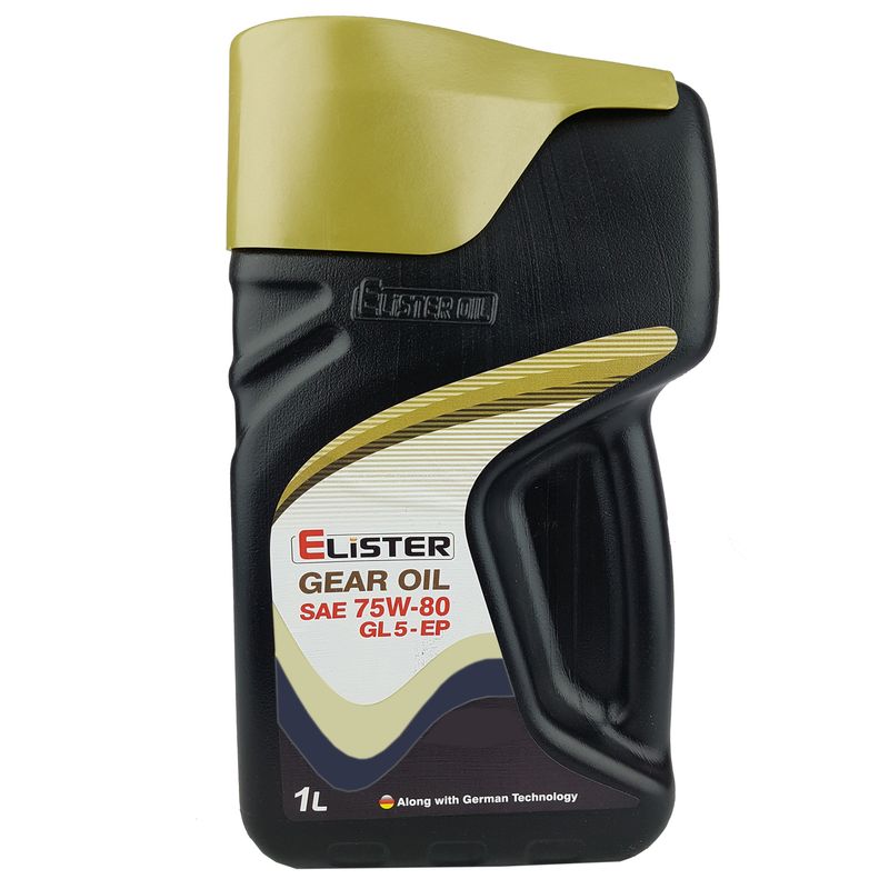روغن دنده خودرو الیستر مدل sae 75w 80 gl5 ep حجم 1 لیتر