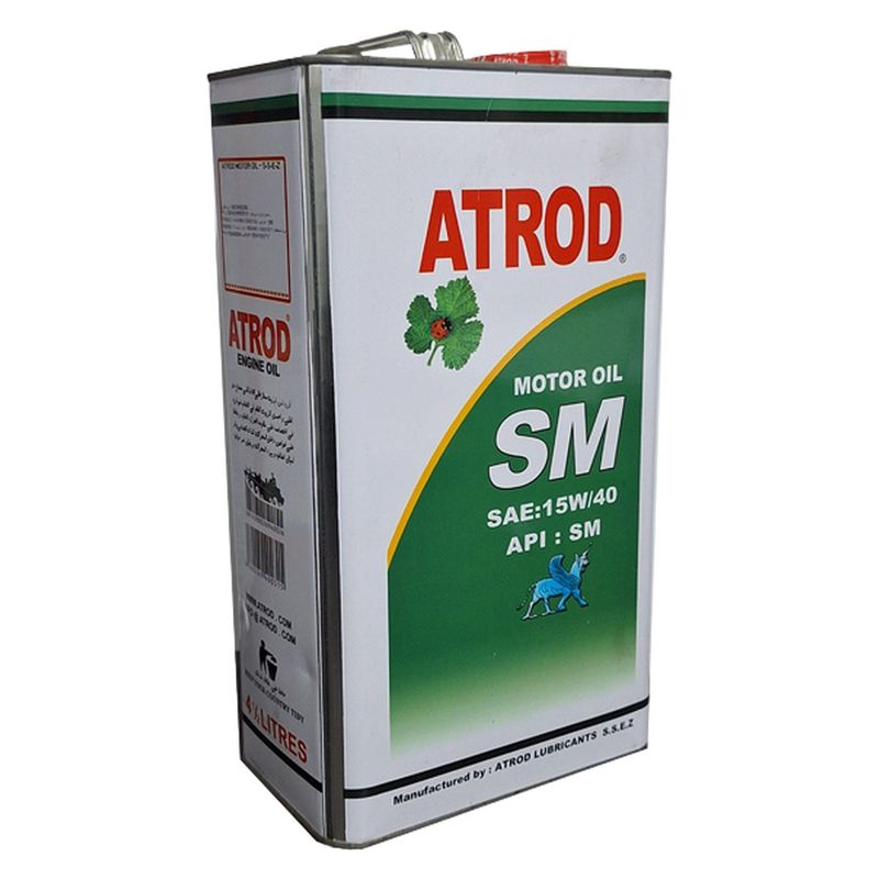 روغن موتور آترود مدل  15w40 sm  25000 حجم 4.5 لیتر