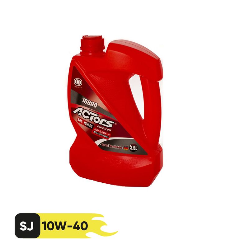 روغن موتور آکتورس مدل16000 10w40  sj_cf_4  حجم 3.5لیتر