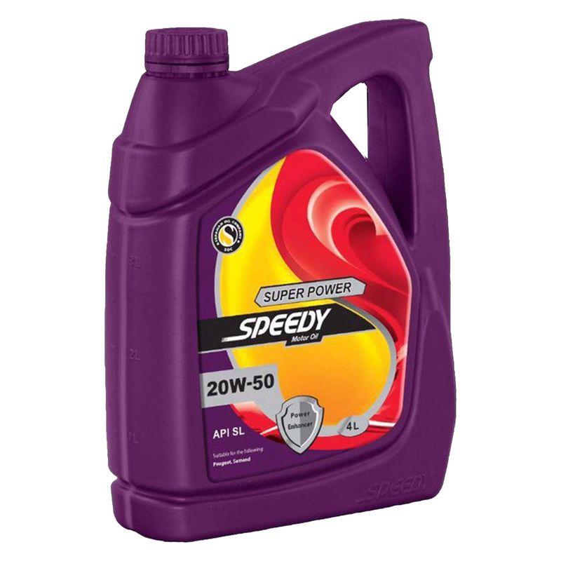 روغن موتور اسپیدی مدل super power 20w 50 حجم 4 لیتر
