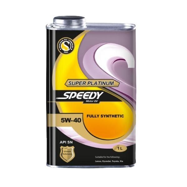 روغن موتور اسپیدی مدل سوپر پلاتینیوم 5w 40 sn حجم 1 لیتر