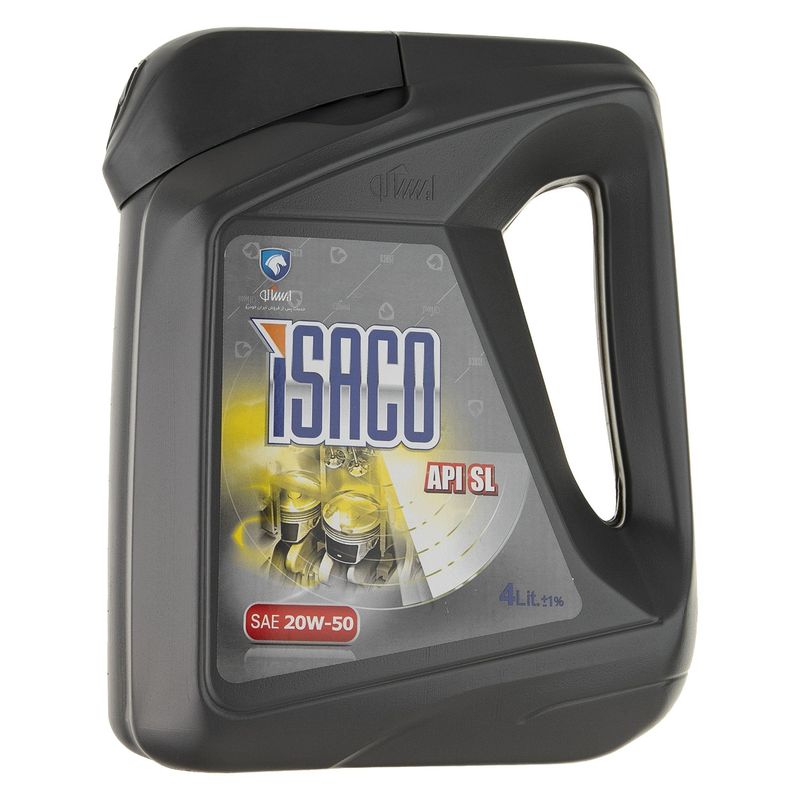 روغن موتور ایساکو مدل sae 20w50 کد 0770701899 حجم 4 لیتر