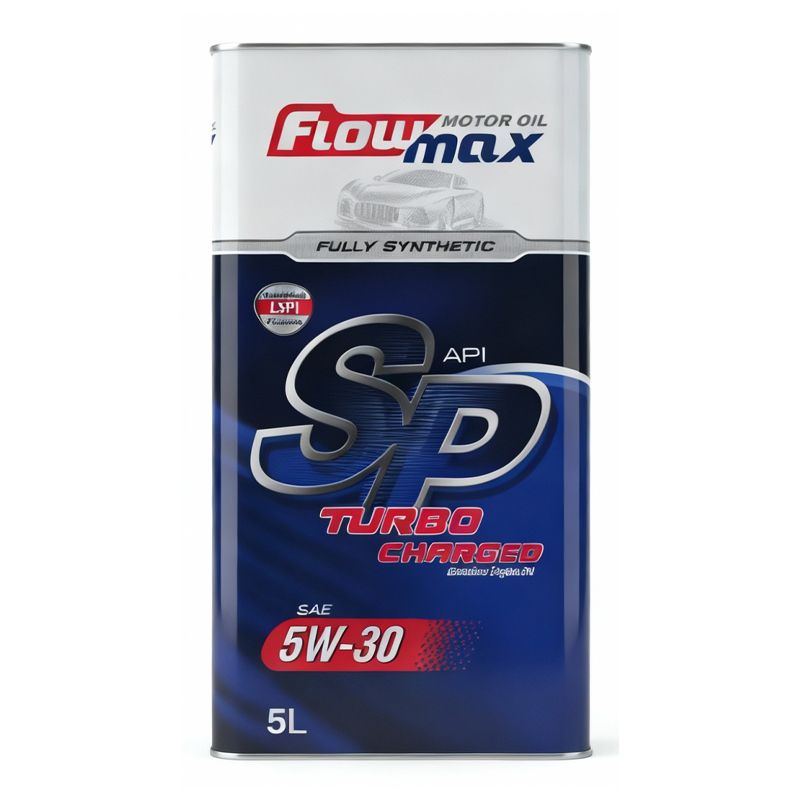 روغن موتور توربوشارژ فلومکس مدل sp 5w 30 حجم 5 لیتر