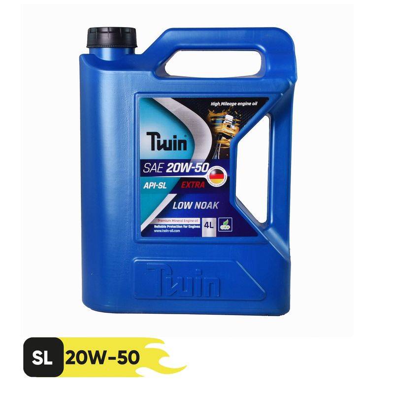 روغن موتور تویین مدل اکسترا 20w50 sl حجم 4 لیتر