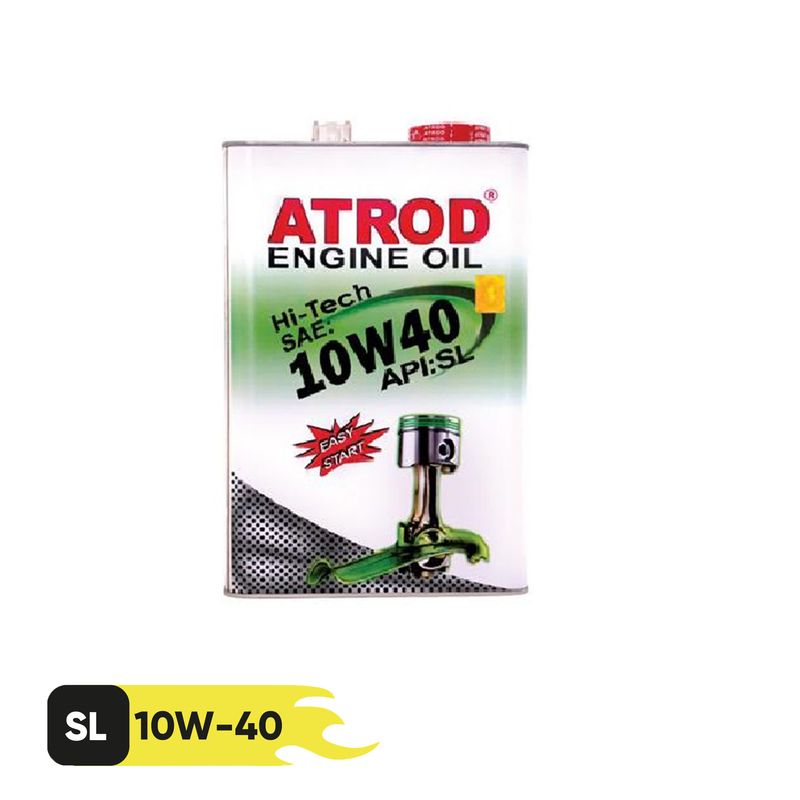 روغن موتور خودرو آترود مدل easy 10w40 sl حجم 4 لیتر