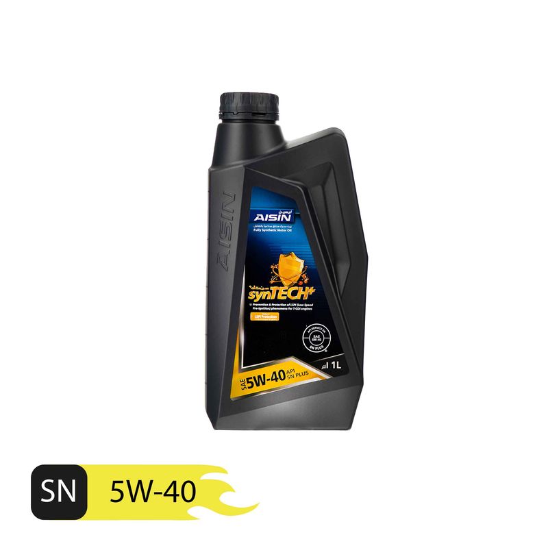 روغن موتور خودرو آیسین مدل 5w 40 sn plus حجم 1000میلی لیتر