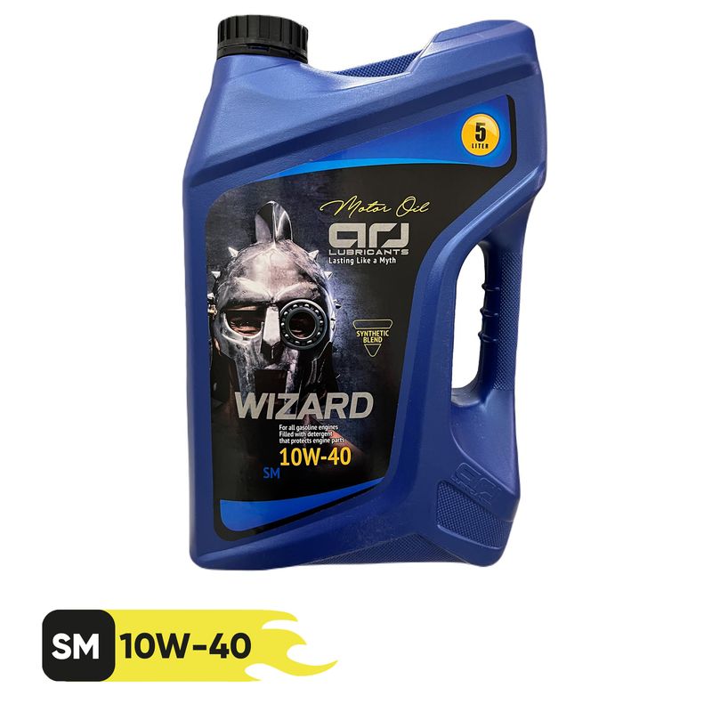 روغن موتور خودرو ارج مدل ویزارد sm 10w40 حجم 5 لیتر