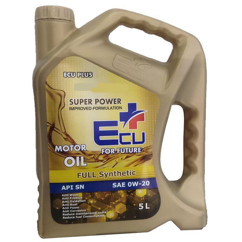 روغن موتور خودرو اکو پلاس مدل 0w 20 sn حجم 5 لیتر