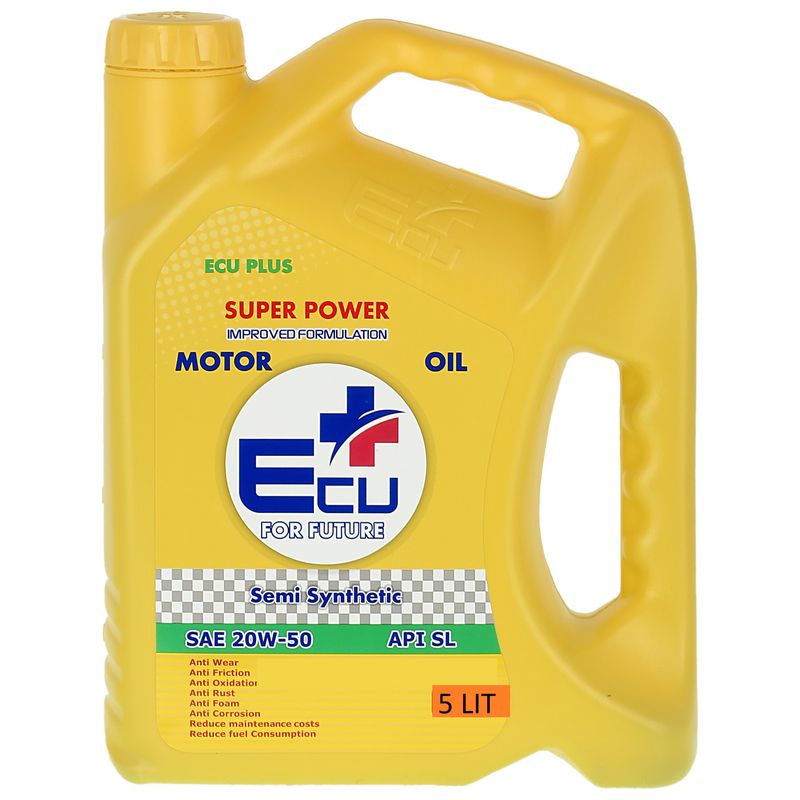 روغن موتور خودرو اکوپلاس مدل 20w50 sl حجم 5 لیتر