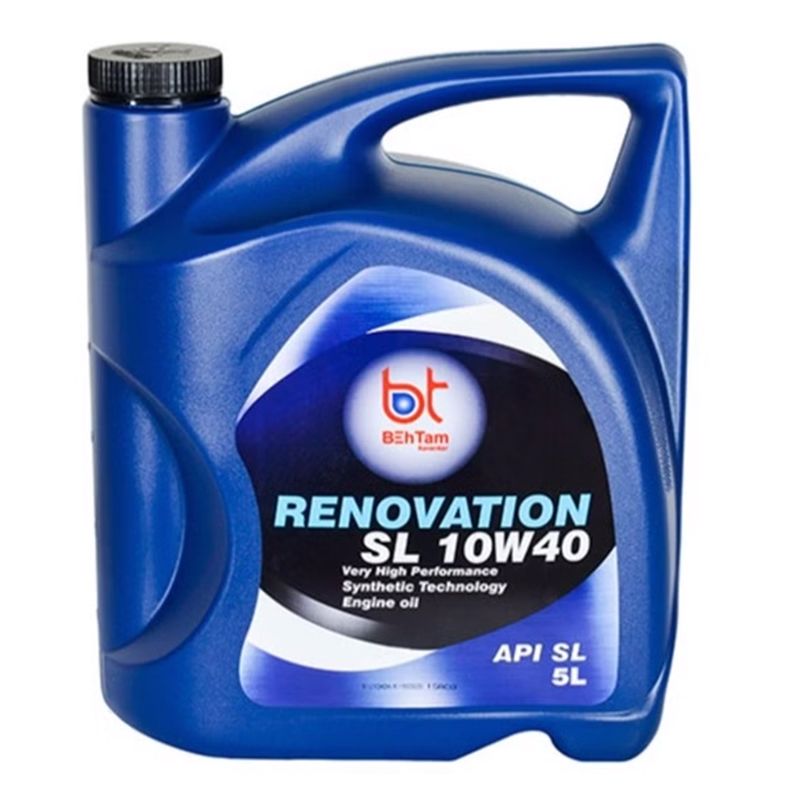 روغن موتور خودرو بنزینی بهتام روانکار مدل sl 10w40 renovation حجم 5 لیتر