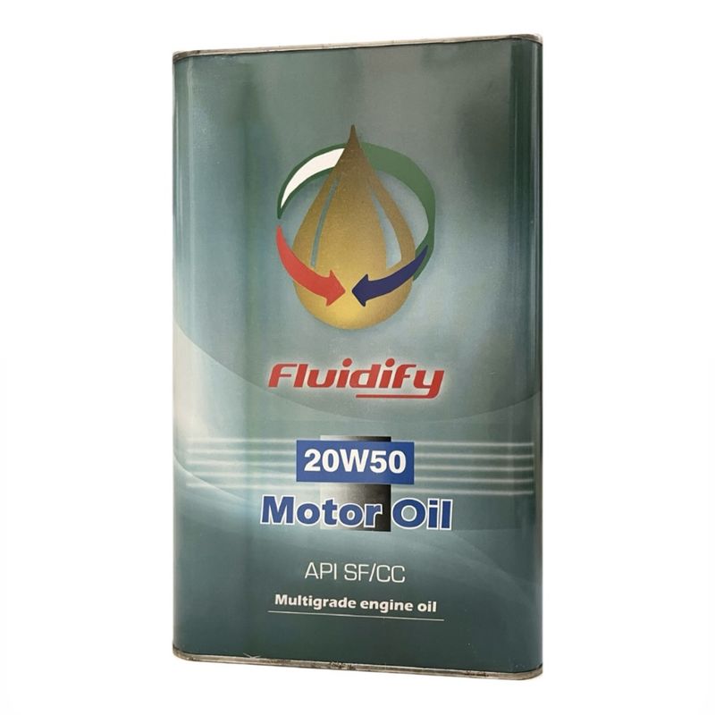 روغن موتور خودرو بنزینی فلو دی فای مدل 20w50 sf_cc 20w 50 حجم 4 لیتر
