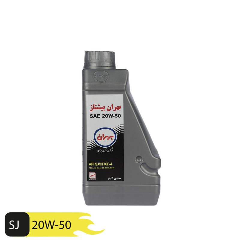 روغن موتور خودرو بهران مدل pishtaz sae یک لیتری 20w 50