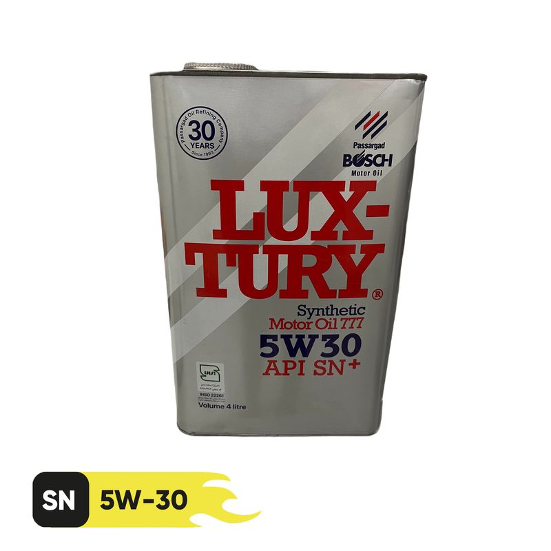 روغن موتور خودرو بوش مدل لاکچری 5w30 sn plus حجم 4 لیتر