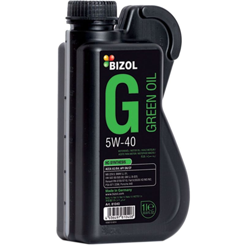 روغن موتور خودرو بیزول مدل green 5w 40 حجم 1 لیتر