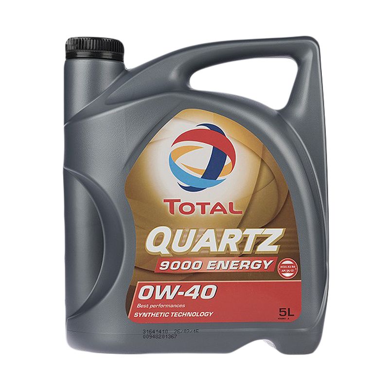 روغن موتور خودرو توتال مدل quartz 9000 energy حجم پنج لیتر 0w 40