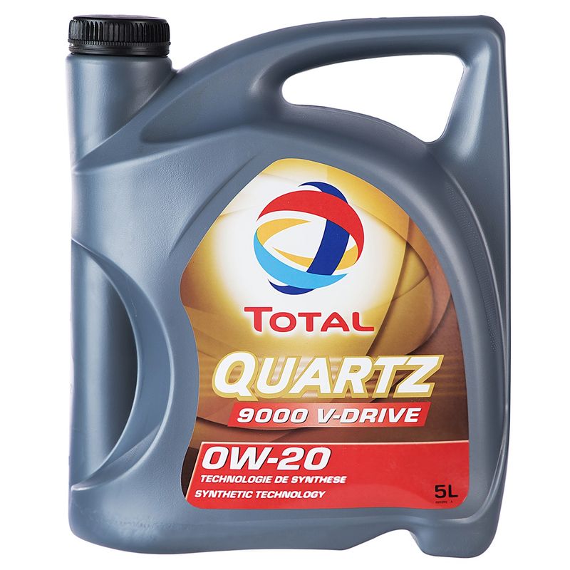 روغن موتور خودرو توتال مدل quartz 9000 v drive حجم 5 لیتر