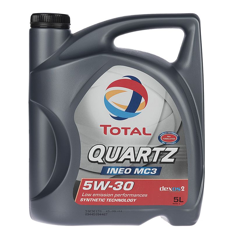 روغن موتور خودرو توتال مدل quartz ineo mc3 حجم 5 لیتر 5w 30