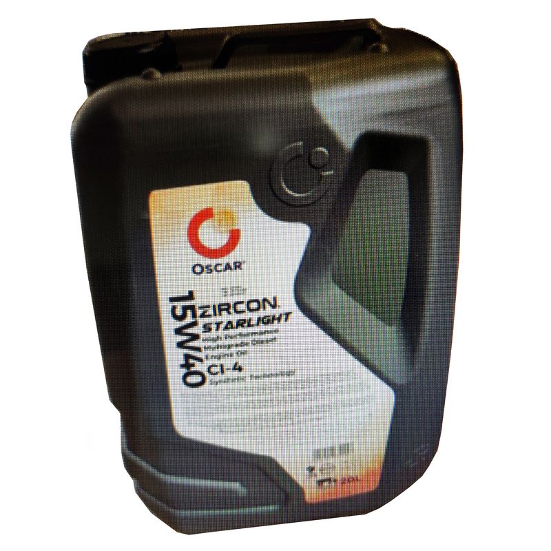 روغن موتور خودرو دیزلی اسکار مدل zircon starlight  ci 4 15w40 حجم 20 لیتر