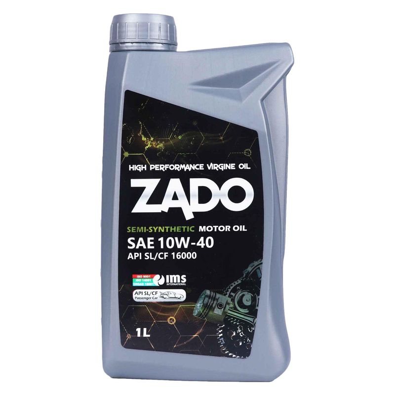 روغن موتور خودرو زادو مدل sae 10w40 16000 sl حجم 1 لیتر